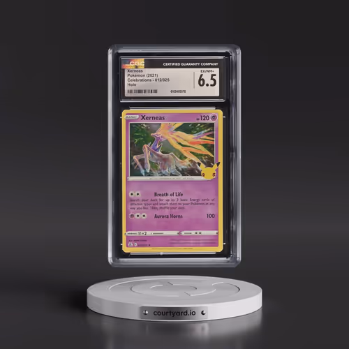 2021 Celebrations #012/025 Xerneas - Holo (CGC 6.5 EX-NM+)