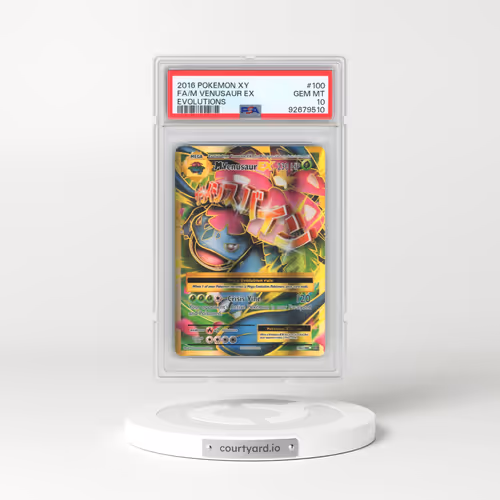 2016 Pokémon XY Evolutions #100 M Venusaur EX - Holo Full Art (PSA 10 GEM MINT)