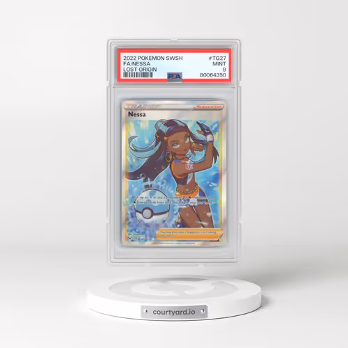 2022 Pokémon Sword & Shield Lost Origin #TG27 Nessa - Full Art (PSA 9 MINT)