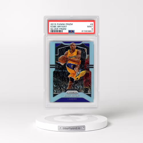 2019 Panini Prizm #8 Kobe Bryant - Silver Prizm (PSA 9 MINT)