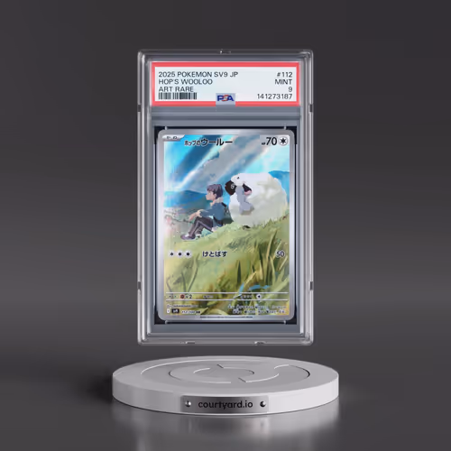 2025 Pokémon SV9-Battle Partners #112 Hop's Wooloo - Art Rare (PSA 9 MINT)