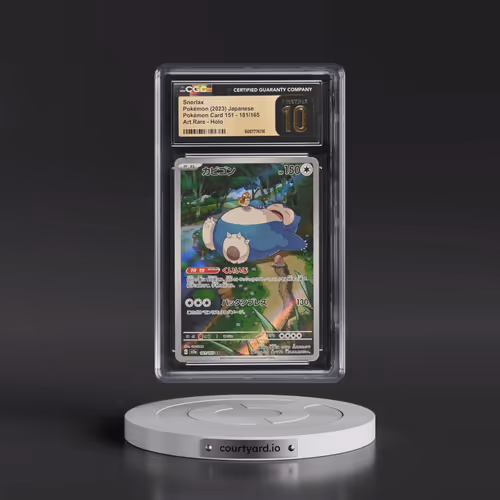 2023 Pokémon Card 151 #181/165 Snorlax - Art Rare Holo (CGC 10 PRISTINE)