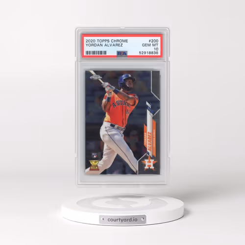 2020 Topps Chrome #200 Yordan Alvarez (PSA 10 GEM MINT)