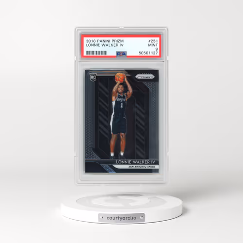 2018 Panini Prizm #251 Lonnie Walker IV (PSA 9 MINT)