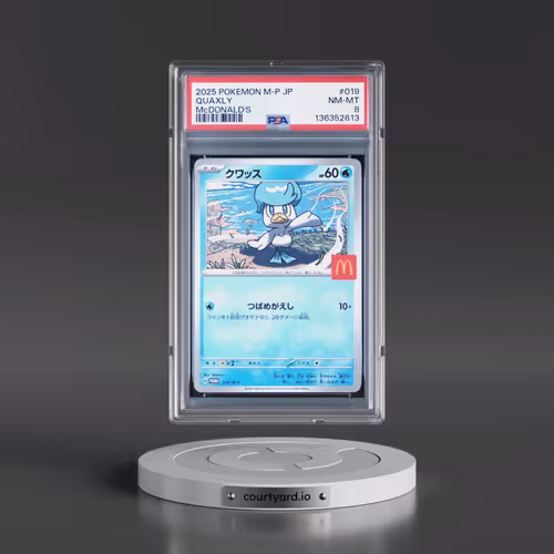2025 Pokémon M-P Promo #019 Quaxly - McDonald's (PSA 8 NM-MT)