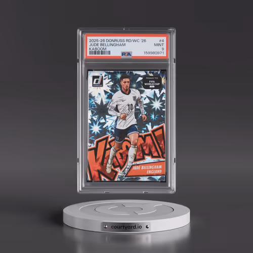 2025-2026 Panini Donruss Road to FIFA World Cup '26 Kaboom #4 Jude Bellingham (PSA 9 MINT)