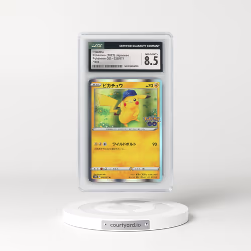 2022 Pokémon GO #028/071 Pikachu - Holo (CGC 8.5 NM-MT+)