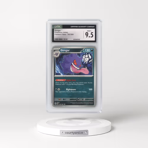 2024 Paldean Fates - PAF EN #057/091 Gengar (CGC 9.5 MINT+)