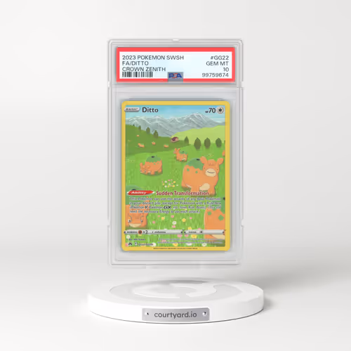 2023 Pokémon Sword and Shield Crown Zenith #GG22 Ditto - Full Art (PSA 10 GEM MINT)