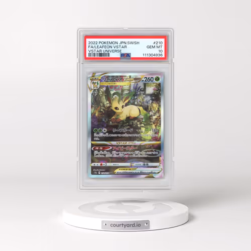 2022 Pokémon Sword & Shield Vstar Universe #210 Leafeon Vstar - Full Art (PSA 10 GEM MINT)