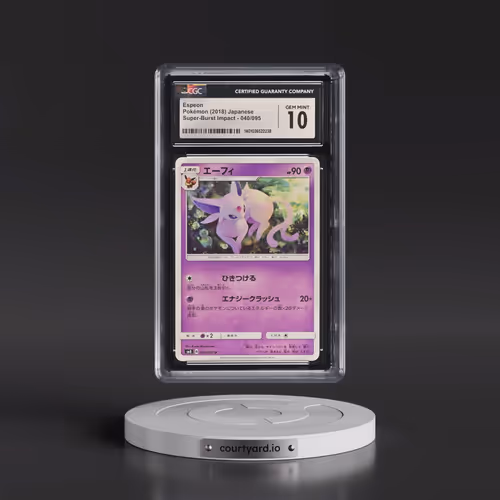 2018 Super-Burst Impact #040/095 Espeon (CGC 10 GEM MINT)