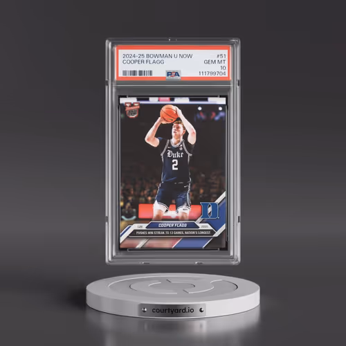 2024-25 Bowman U Now #51 Cooper Flagg (PSA 10 GEM MINT)