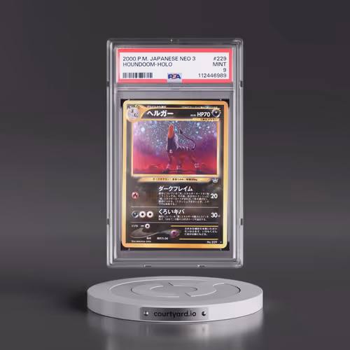 2000 Pokémon Neo 3 #229 Houndoom - Holo (PSA 9 MINT)