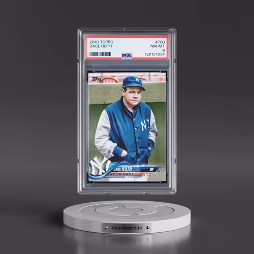 2018 Topps #700 Babe Ruth (PSA 8 NM-MT)