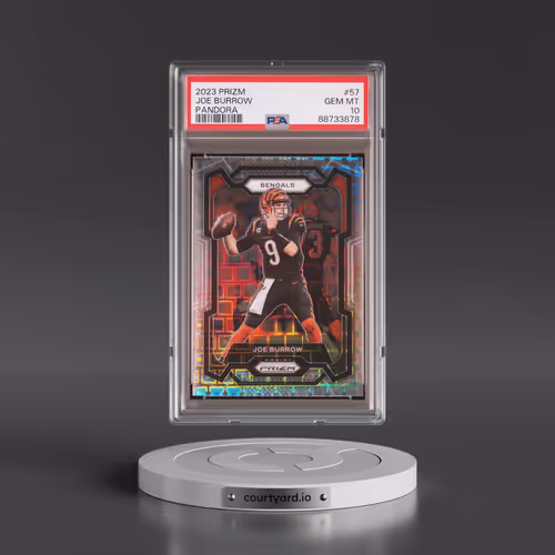 2023 Panini Prizm #57 Joe Burrow - Pandora (PSA 10 GEM MINT)