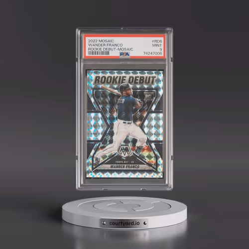 2022 Panini Mosaic Rookie Debut #RD6 Wander Franco - Mosaic (PSA 9 MINT)