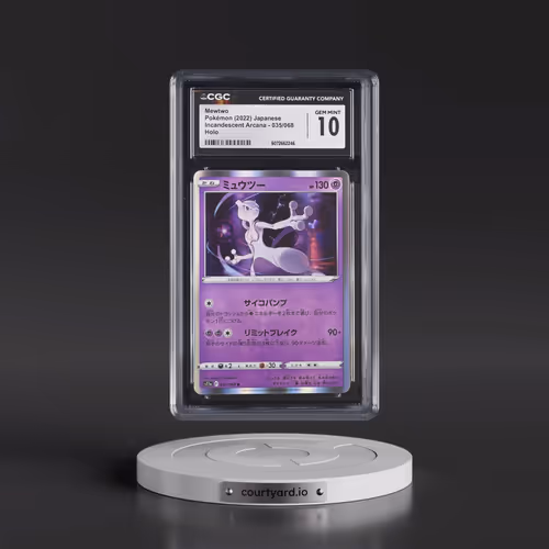 2022 Incandescent Arcana #035/068 Mewtwo - Holo (CGC 10 GEM MINT)