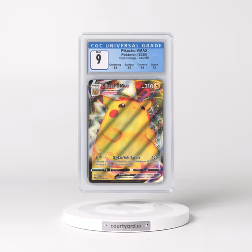 2020 Vivid Voltage #044/185 Pikachu VMAX - Holo (CGC 9 MINT)
