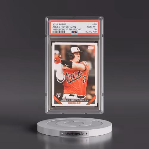 2023 Topps Throwback Thursday #29 Adley Rutschman (PSA 10 GEM MINT)