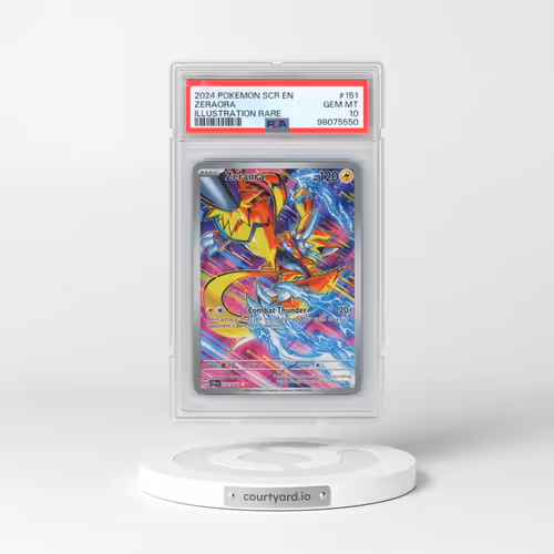 2024 Pokémon Scr EN-Stellar Crown #151 Zeraora - Illustration Rare (PSA 10 GEM MINT)