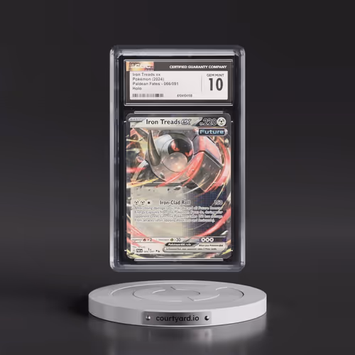 2024 Pokémon Paf EN-Paldean Fates #066 Iron Treads EX - Holo (CGC 10 GEM MINT)