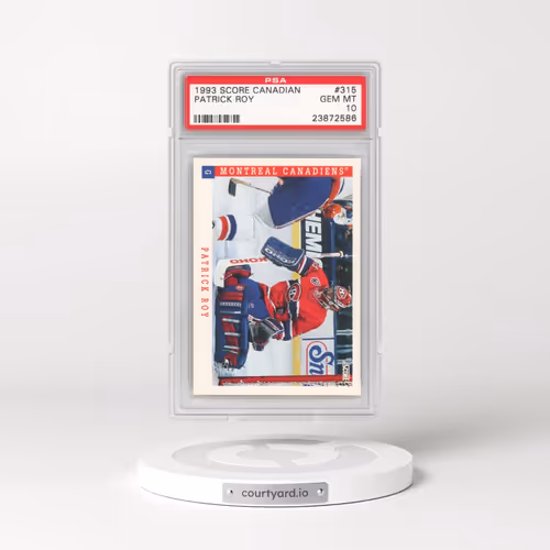 1993 Score Canadian #315 Patrick Roy (PSA 10 GEM MINT)