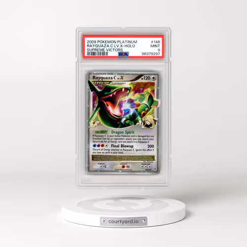2009 Pokémon Platinum Supreme Victors #146 Rayquaza C LV.X - Holo (PSA 9 MINT)