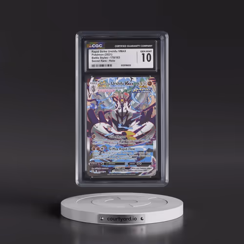 2021 Battle Styles #170/163 Rapid Strike Urshifu VMAX - Secret Rare Holo (CGC 10 GEM MINT)