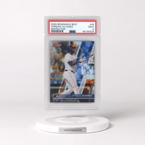 2020 Bowman's Best #45 Yordan Alvarez - Refractor (PSA 9 MINT)