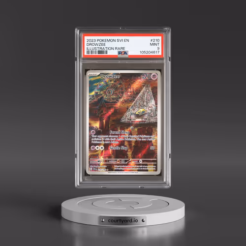 2023 Pokémon Svi EN-Scarlet & Violet #210 Drowzee - Illustration Rare (PSA 9 MINT)