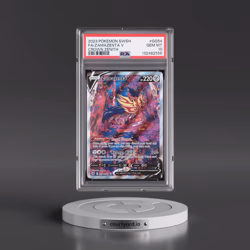 2023 Pokémon Sword and Shield Crown Zenith #GG54 Zamazenta V - Holo Full Art (PSA 10 GEM MINT)