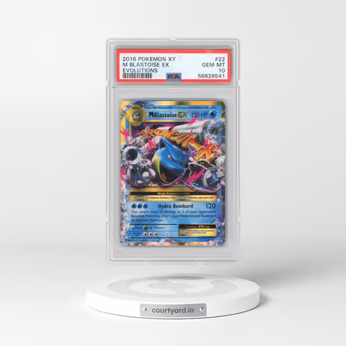 2016 Pokémon XY Evolutions #22 M Blastoise EX - Holo (PSA 10 GEM MINT)