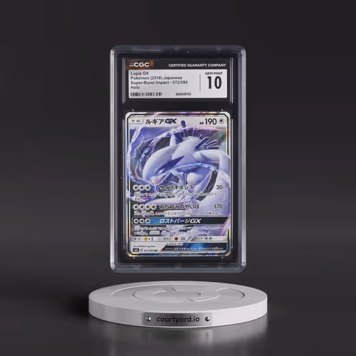 2018 Pokémon Sun & Moon Super-Burst Impact #072 Lugia GX - Holo (CGC 10 GEM MINT)