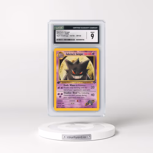 2000 Gym Challenge #29/132 Sabrina's Gengar - 1st Edition 1st Edition (CGC 9 MINT)