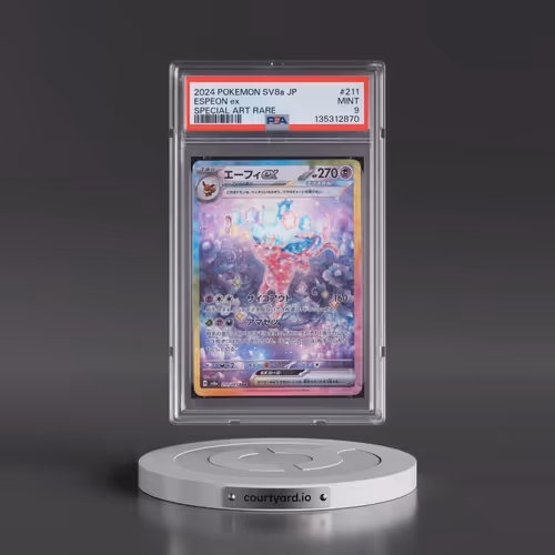 2024 Pokémon Sv8a-Terastal Fest EX #211 Espeon EX - Holo Special Art Rare (PSA 9 MINT)