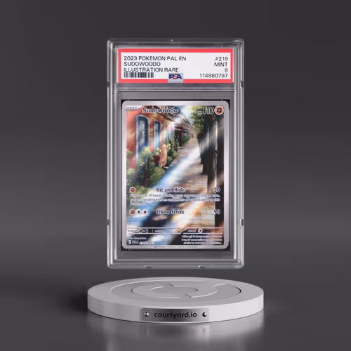 2023 Pokémon Pal EN-Paldea Evolved #219 Sudowoodo - Illustration Rare (PSA 9 MINT)