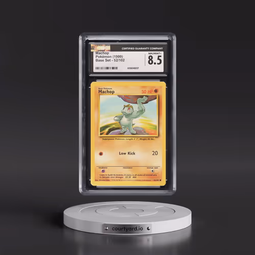 1999 Base Set #52/102 Machop (CGC 8.5 NM-MT+)