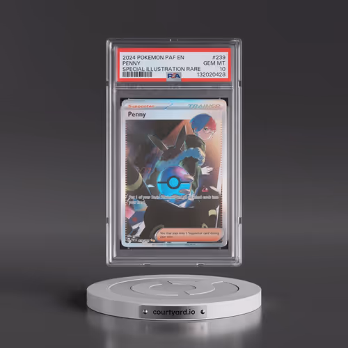 2024 Pokémon Paf EN-Paldean Fates #239 Penny - Special Illustration Rare (PSA 10 GEM MINT)
