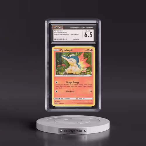 2017 Black Star Promos - Sword & Shield #SWSH221 Cyndaquil - Holo (CGC 6.5 EX-NM+)