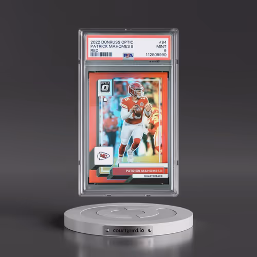 2022 Panini Donruss Optic #94 Patrick Mahomes II - Red (PSA 9 MINT)