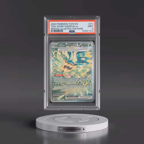 2024 Pokémon Twm EN-Twilight Masquerade #211 Teal Mask Ogerpon EX - Holo Special Illustration Rare (