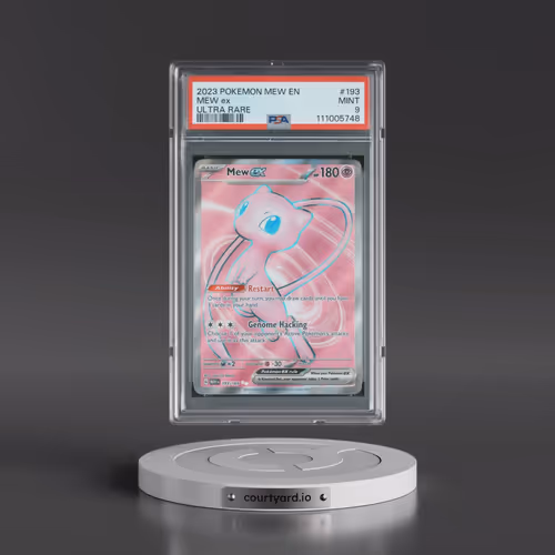 2023 Pokémon Mew EN-151 #193 Mew EX - Holo Ultra Rare (PSA 9 MINT)