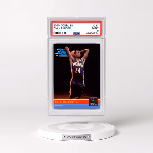 2010 Donruss #237 Paul George (PSA 9 MINT)