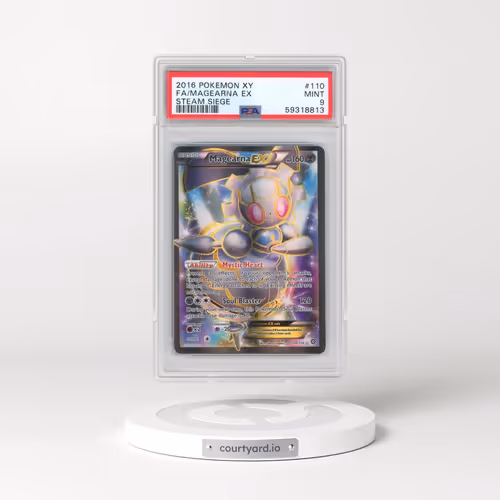 2016 Pokémon XY Steam Siege #110 Magearna EX - Holo Full Art (PSA 9 MINT)