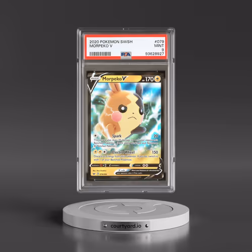 2020 Pokémon Sword & Shield #079 Morpeko V - Holo (PSA 9 MINT)