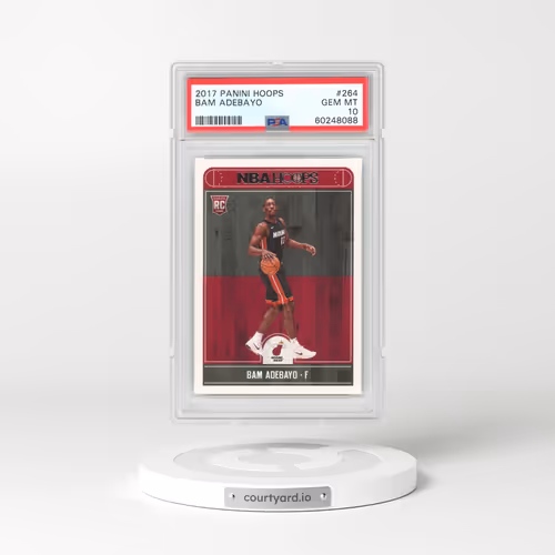 2017 Panini Hoops #264 Bam Adebayo (PSA 10 GEM MINT)