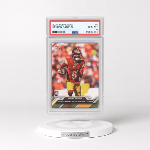 2024 Topps Now #6 Jayden Daniels (PSA 10 GEM MINT)