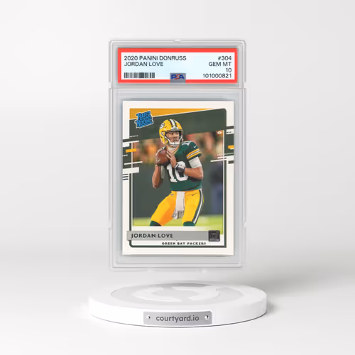 2020 Panini Donruss #304 Jordan Love (PSA 10 GEM MINT)