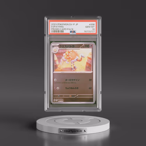 2023 Pokémon SV-P Promo #006 Espathra - Promo Card Pack (PSA 10 GEM MINT)