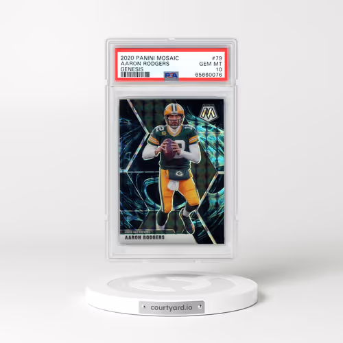 2020 Panini Mosaic #79 Aaron Rodgers - Genesis (PSA 10 GEM MINT)